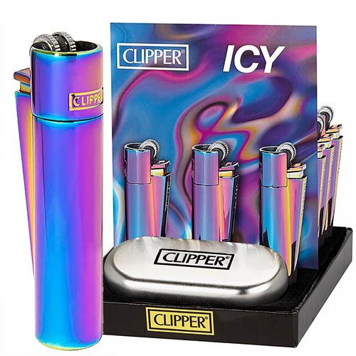 Металева Запальничка CLIPPER Газова Metal Icy color | Зображення 2
