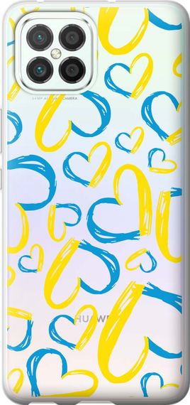 Чехол на Huawei Nova 8 SE Сердца UA "5292u-2126-17620"