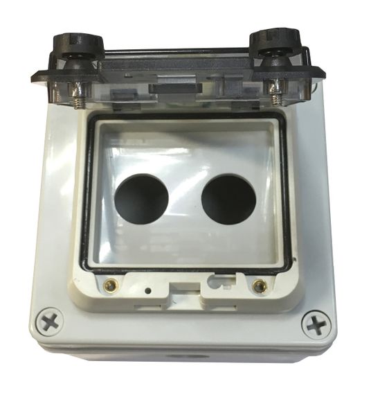 Корпус КП102 PRO IP65 для кнопок 2 місце з прозорою кришкою Ny95505368 | Зображення 2
