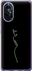 Чехол на Huawei Nova 8 Силуэт1 "4590u-2245-17620"