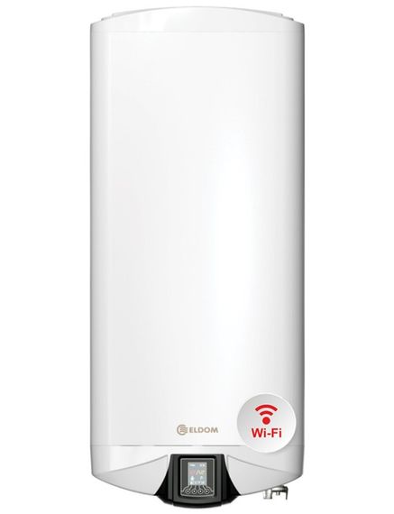 Водонагрівач Eldom GALANT 60 л, 3,3 кВт, "мокрий" ТЕН, вертикальний, прямокутний, білий (DU060W-W)