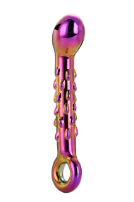 Dt21833 скляний фалоімітатор Dream Toys GLAMOUR GLASS RIBBED G-SPOT DILDO Sex Aura