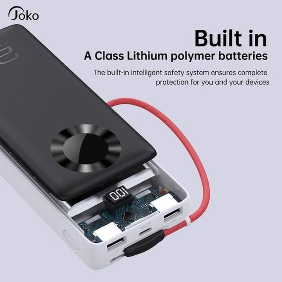 Портативна мобільна батарея Konfulon JOKO J08 20000mAh з підтримкою QC 3.0 та PD 3.0 (47215-J08_696) | Зображення 5