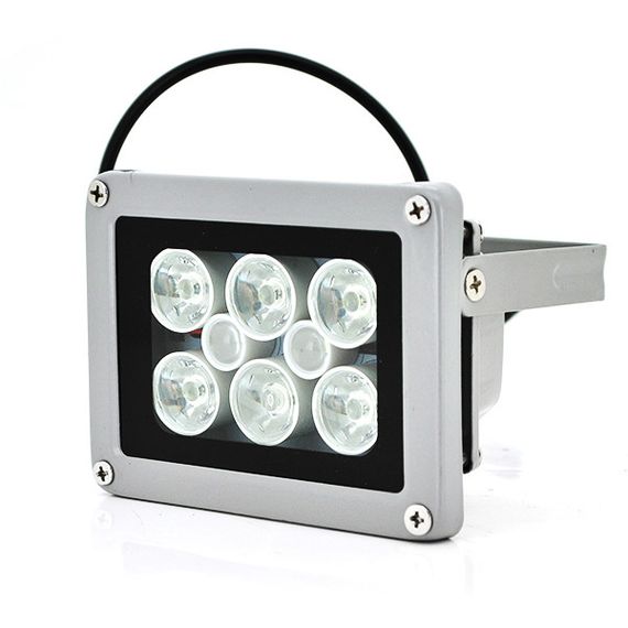Прожектор спрямований з сутінковим датчиком YOSO 12V 1.2W, 6 + 2LED, IP66