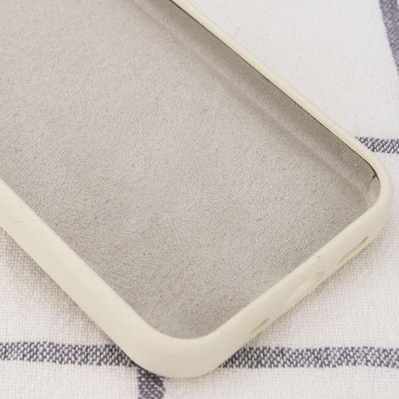 Чехол Silicone Case Full Protective (AA) NO LOGO для Apple iPhone 16 Plus (6.7") Бежевый / Antique White | Зображення 1