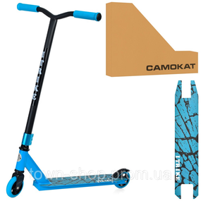 Самокат трюковый iTrike SR2-066-1-BL двухколесный