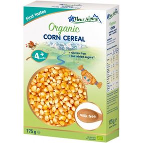 Детская каша Fleur Alpine Organic Corn Кукурузно 175 г (4779050670124) - Топ Продаж!