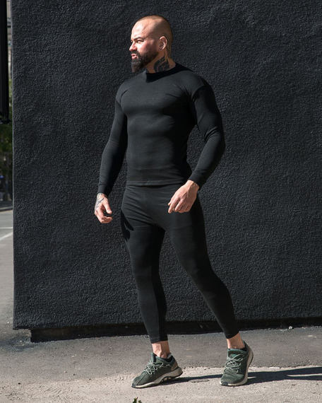 Термокомплект чорний S XL | Зображення 1