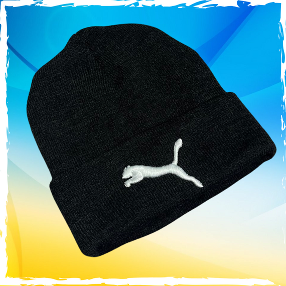 Шапка брендова універсальна Puma, Пума. Шапка чоловіча, жіноча, підліткова, дитяча