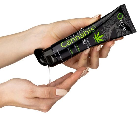 Їстівний лубрикант Orgie Flavored Intimate Gel зі смаком та ароматом каннабісу (коноплі), 100 мл Sex Aura | Зображення 3
