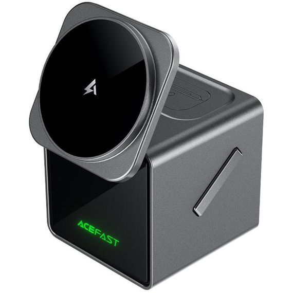 БЗУ Acefast E34 desktop 3in1 15W Gray | Зображення 2