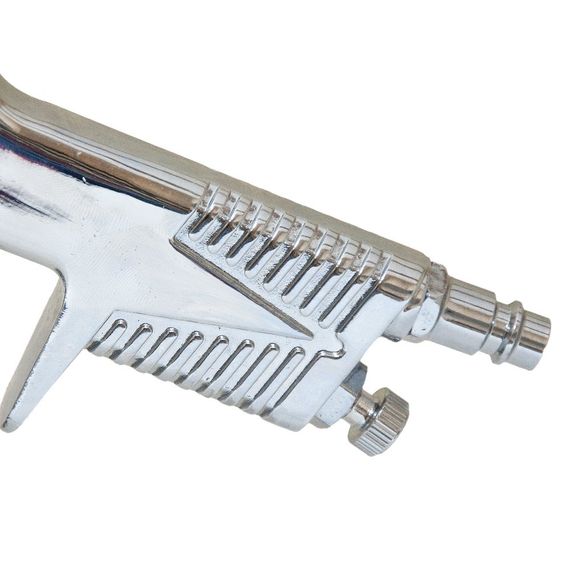 Фарборозпилювач хромований Sigma HVLP 1.3+1.8 мм з верхнім баком 600 мл (6812151) | Зображення 4