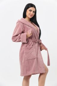Жіночий халат Nusa 6915, пудровий S