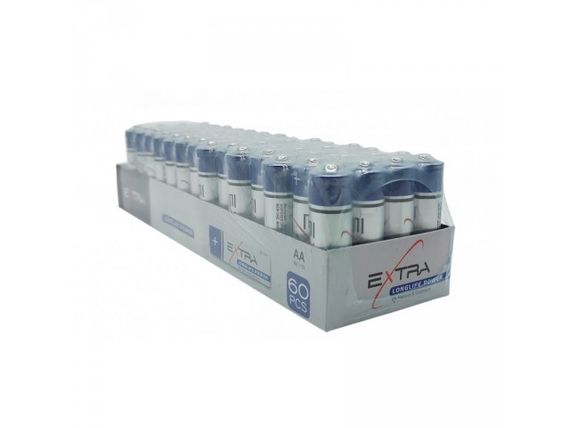 Батарейка сольова EXTRA LONGLIFE POWER AA R6 1.5V "ПАЛЬЧИКОВА БАТАРЕЙКА" "ПАЛЬЧИК" для ліхтарика фонарика техніки і т.п. Польща! | Зображення 2