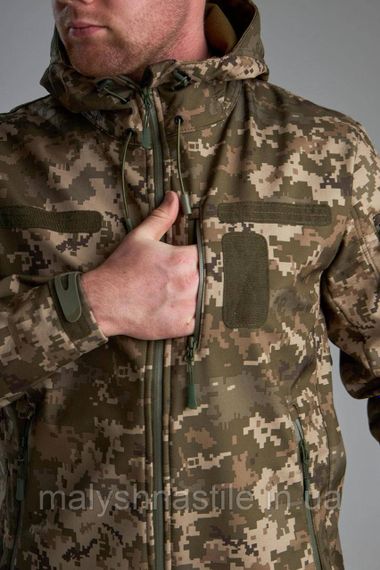 Куртка Soft Shell SKMilitary Піксель ЗСУ | Зображення 3