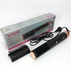 Фен с режимом регулировки температуры, Портативный фен для укладки волос, Фен-браш для укладки KX-70