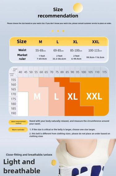 Регульований бандаж для попереку XL — пояс підтримки спини для спорту, роботи та щоденного використання | Зображення 4