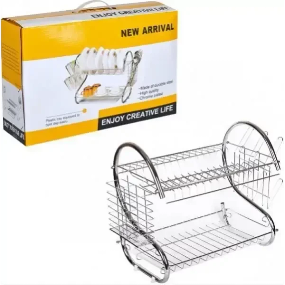Органайзер для сушки посуды и кухонных приборов Wet Dish Organiser 8051S ART-0448 | Зображення 5