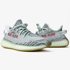 Кросівки Adidas Yeezy Boost синій відтінок