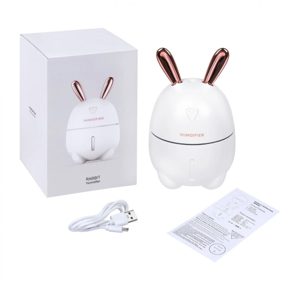 Увлажнитель воздуха и ночник 2в1 Humidifiers Rabbit | Зображення 3