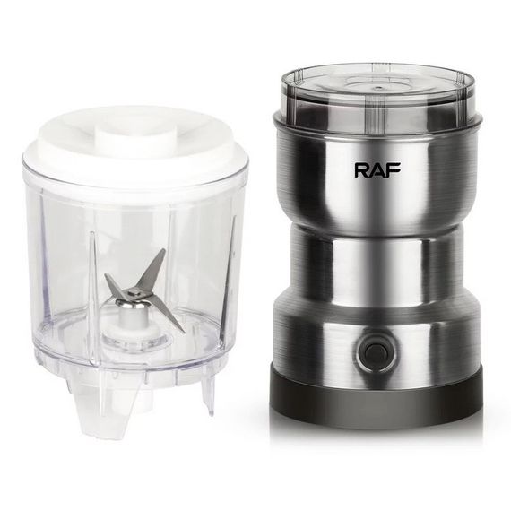 Кофемолка - блендер RAF R.7126 из нержавеющей стали 300 Вт  измельчитель кофейных CY-328 зерен фруктов | Зображення 1