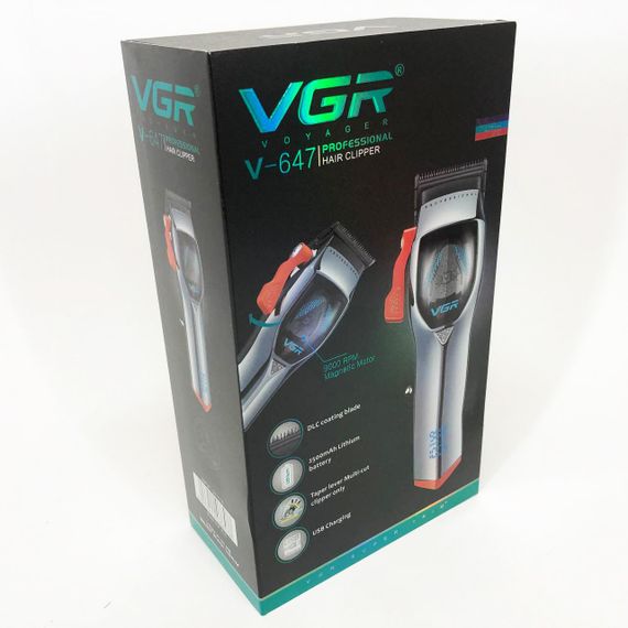 Машинка для стрижки волос для профессионалов VGR Машинка стрижки волос мощная XY-59 | Зображення 7