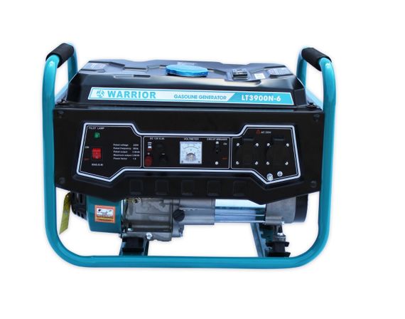 Генератор бензиновий WARRIOR LT3900N-6 3.0 кВт Бензогенератор Однофазний бензиновий генератор Генератор 3 кВт