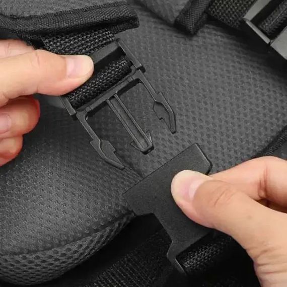 Детское бескаркасное автокресло Multi Function Car Cushion до 12 лет. HK-213 Цвет: синий | Зображення 2