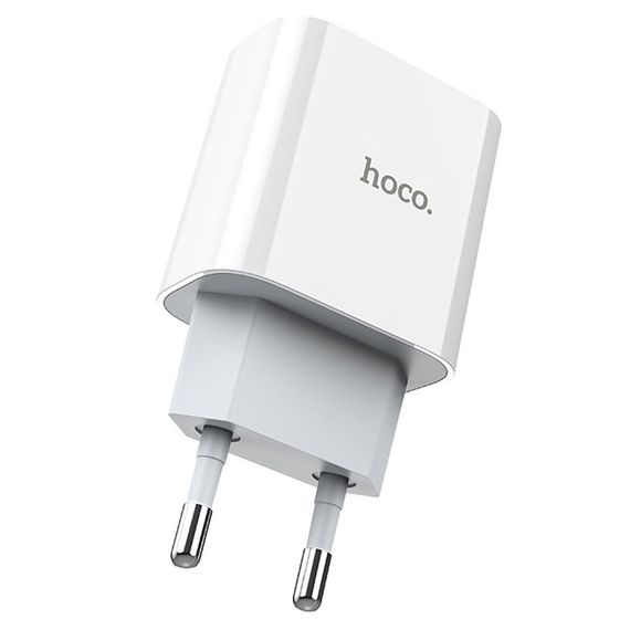 СЗУ 110-240V HOCO C76APlus, USB-C, PD20W, PPS, QC3.0, White | Зображення 3