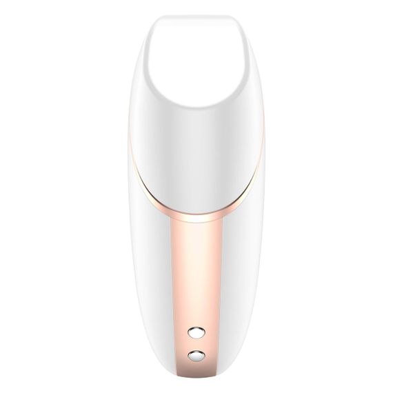 Вакуумный клиторальный стимулятор Satisfyer Love Triangle White с управлением через интернет (мятая упаковка!!!) Sex Aura | Зображення 6