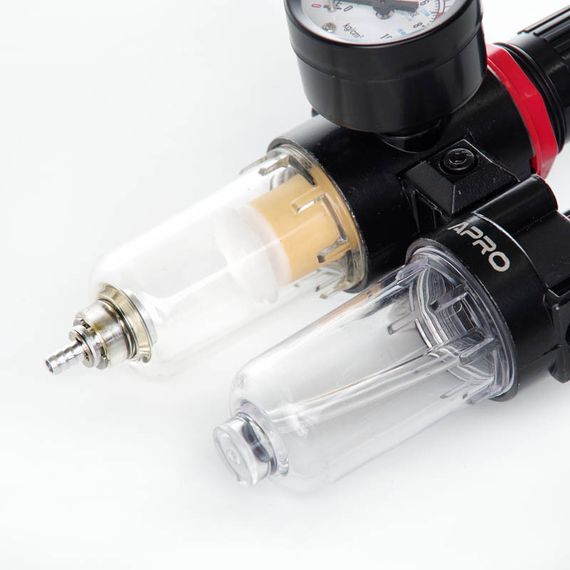 Блок подготовки воздуха в сборе 500 л/мин 1/4` APRO | Зображення 1