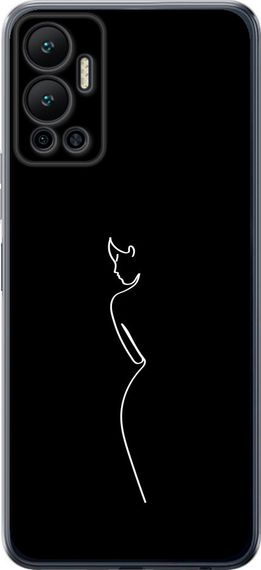 Чехол на Infinix Hot 12 Силуэт1 "4590u-2864-17620"