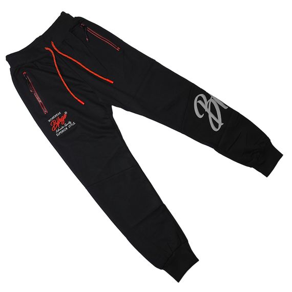 Штани спортивні для хлопчика Чорні 146 см ff