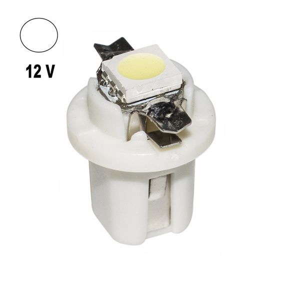 Автолампа Terra T5 B8.5D, макс.диаметр 12мм, 3528х1smd, белая, 12В | Зображення 1