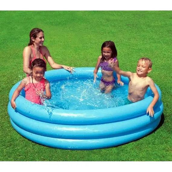 Intex Басейн 58446 NP "Кристал" (6) розміром 168х38см, обсяг: 581л, вага: 2,1 кг, від 3 років | Зображення 1