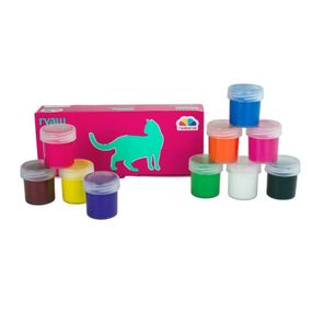 Детские гуашевые краски "Увлечение" 200203, 10 цветов