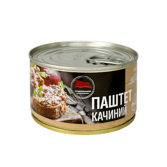 Паштет качиний Тернопільський м'ясокомбінат 225 г