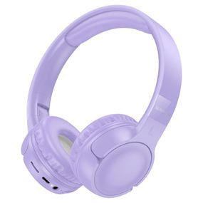 Накладні бездротові навушники BOROFONE BO32 Show Purple