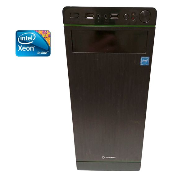 ПК GameMax Tower / Intel Xeon E5310 (4 ядра по 1.6 GHz) / 8 GB DDR3 / 320 GB HDD / Intel HD GMA X4500 / 400W / Win 10 б/в