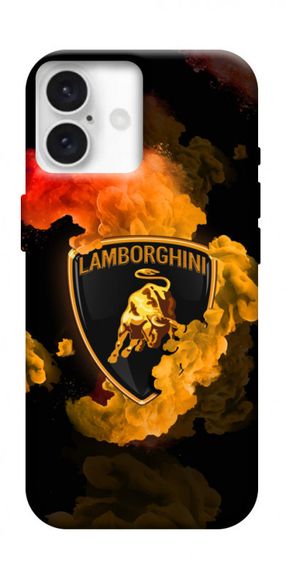 Чохол з картинкою Lamborghini logo для Apple iPhone 16 (6.1")