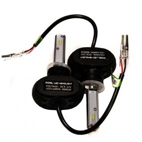 Лампы светодиодные LED в авто сверхяркие 8000lm с цоколем H3 мощностью 50W и цветовой температурой 6500K XPRO COKOL LED S1-H3 комплект 2 шт