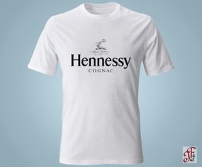 Женская футболка с принтом  логотип  Hennesy XL