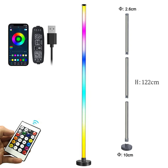 Розумна світлова панель SV RGB 122 см. з дистанційним керуванням через програму/пульт із синхронізацією музики (sv3381) | Зображення 5