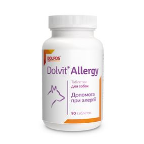 Витамины от аллергии для собак Dolvit Allergy 90 табл