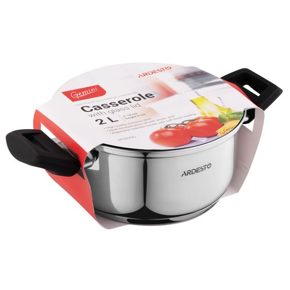 Каструля Ardesto Gemini з бакелітовими ручками 2.0 л (AR3520G) | Зображення 3