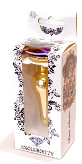 Анальний затор Boss Series - Jewellery Gold BUTT PLUG Purple, BS6400070 Sex Aura | Зображення 7
