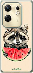 Чохол на Infinix Zero 30 4G Єнотик з кавуном "4605u-3413-2448"