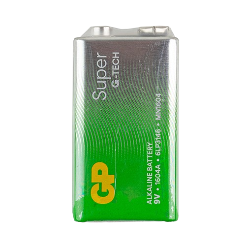 Батарейка калюжна 9V/6LR61 (пл-1шт) GP Super