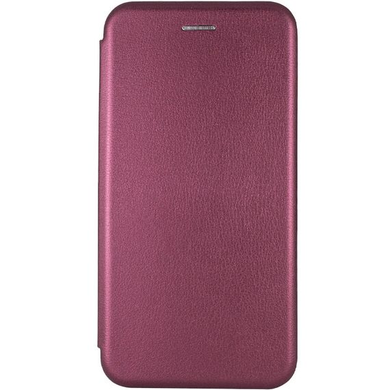 Кожаный чехол-книжка Classy для Realme C75 / C75x Бордовый