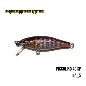 Воблер Megabite  Piccolino 40 SP (40 мм, 2,6 гр, 0,3 m) (A_5)